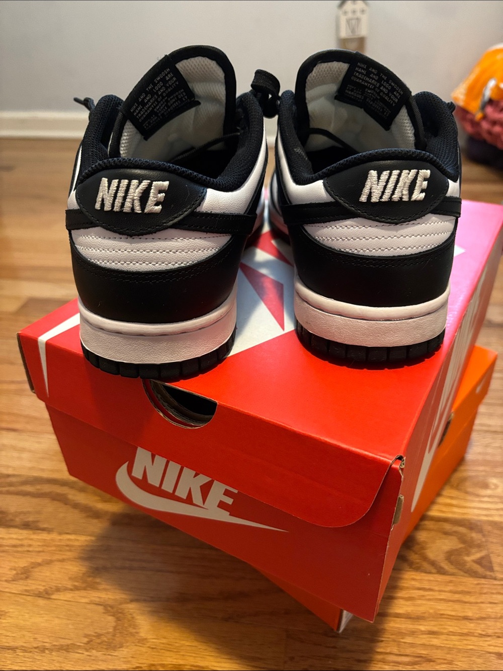 Nike Black and White Low-Top Dunks - Picture 5 of 10